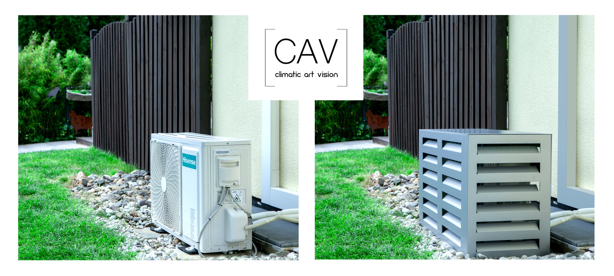 Klimaanlagen Verkleidung, Wärmepumpen Verkleidung, Klimaanlage verstecken  mit CAV – CAV Climatic Art Vision ® GmbH